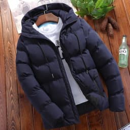 Oversized M-5XL Parkas Autumn Winter Women or Men Hooded Zip Up Long Sleeve Solid Color Korean Cotton Pad Parka Coats BSD-M-02