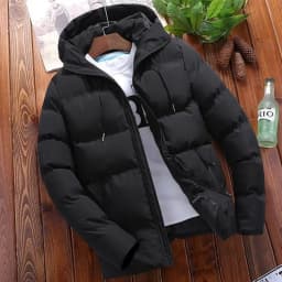 Oversized M-5XL Parkas Autumn Winter Women or Men Hooded Zip Up Long Sleeve Solid Color Korean Cotton Pad Parka Coats BSD-M-02