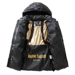 Men's Winter Autumn Coat Top Cotton Coat Hooded Thick Warm Solid Color Simple Comfortable Casual Fashionable New Niche Versatile