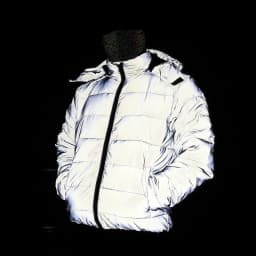 Drop Shipping Reflective Winter Jacket Men Women Warm Coat Casual Parka Detachable Hooded Jackets Night Road Safety Outerwear