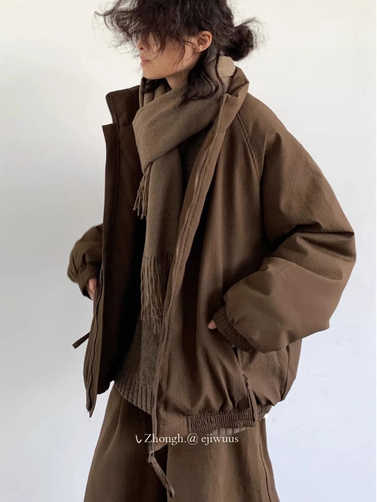 Retro Japanese Style Men's And Women's Loose Casual Cotton Jacket Vertical Stripes Warm Outerwear Coat Youth Popular Spring