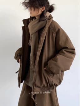 Retro Japanese Style Men's And Women's Loose Casual Cotton Jacket Vertical Stripes Warm Outerwear Coat Youth Popular Spring