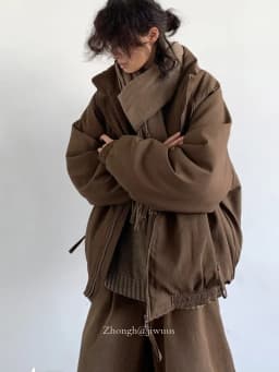 Retro Japanese Style Men's And Women's Loose Casual Cotton Jacket Vertical Stripes Warm Outerwear Coat Youth Popular Spring