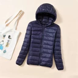 Fashionable Short down Cotton Jacket Women's Hooded Stand Collar plus Size Slim Fit Outerwear Autumn Winter New Arrival