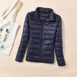 Fashionable Short down Cotton Jacket Women's Hooded Stand Collar plus Size Slim Fit Outerwear Autumn Winter New Arrival