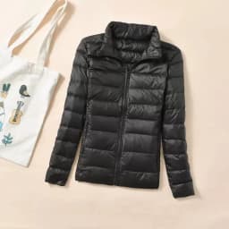 Fashionable Short down Cotton Jacket Women's Hooded Stand Collar plus Size Slim Fit Outerwear Autumn Winter New Arrival