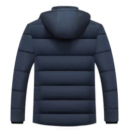 2026 New Fashion Fleece Hooded Winter Coat Men Thick Warm Mens Winter Jacket Windproof Gift For Father Husband Parka