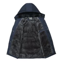 2026 New Fashion Fleece Hooded Winter Coat Men Thick Warm Mens Winter Jacket Windproof Gift For Father Husband Parka