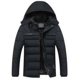 2026 New Fashion Fleece Hooded Winter Coat Men Thick Warm Mens Winter Jacket Windproof Gift For Father Husband Parka