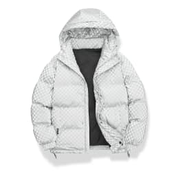 Supzoom New Arrival Casual Mens Winter Trendy Hooded Bread Couple Bright Face Starry Thickened Coat Cotton-padded Jackets