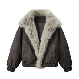 New Loose Hooded Cotton Jacket Punk Fur Collar Jacket Couple Casual Short Coat Winter Warm Clothing Men Women Retro Clothes