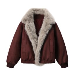 New Loose Hooded Cotton Jacket Punk Fur Collar Jacket Couple Casual Short Coat Winter Warm Clothing Men Women Retro Clothes
