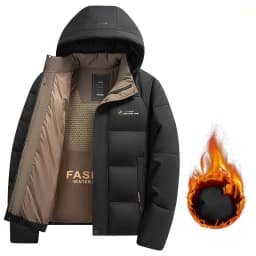 Men's Fashion Windbreaker Parka Male Jacket Streetwear Autumn Winter Coat Overcoat Windproof Casual Warm Hombre New Outdoors
