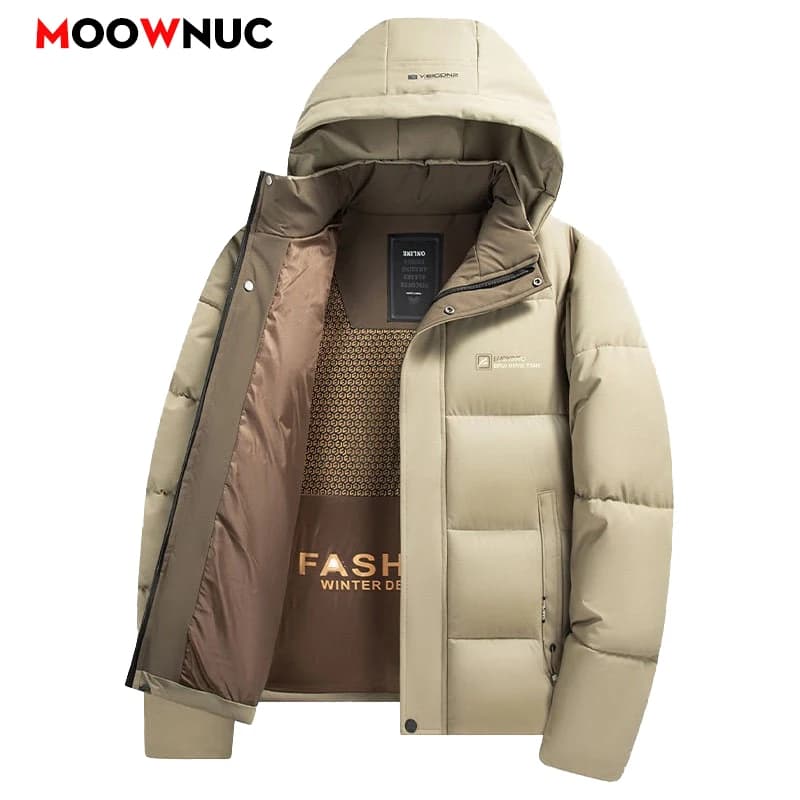 Men's Fashion Windbreaker Parka Male Jacket Streetwear Autumn Winter Coat Overcoat Windproof Casual Warm Hombre New Outdoors