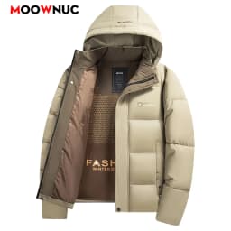 Men's Fashion Windbreaker Parka Male Jacket Streetwear Autumn Winter Coat Overcoat Windproof Casual Warm Hombre New Outdoors