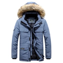 Clothing Winter Men Long Snow Hooded Man Mountain Ski Thermal Coats Men -30 Degree Parkas Thicken Windbreaker Down Padded Jacket