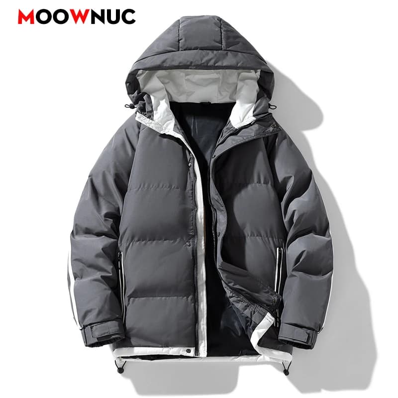 Men's Fashion Windbreaker Parka Autumn Winter Streetwear Coat Overcoat Windproof Casual Warm Hombre New Male Jacket Outdoors