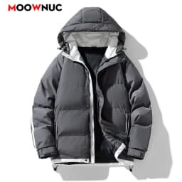 Men's Fashion Windbreaker Parka Autumn Winter Streetwear Coat Overcoat Windproof Casual Warm Hombre New Male Jacket Outdoors