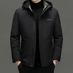 Top Grade Thick Fashion Casual Warm Outerwear Designer Hooded Winter Parka Coat Mens Newest Jacket Windbreaker Mens Clothes