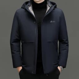 Top Grade Thick Fashion Casual Warm Outerwear Designer Hooded Winter Parka Coat Mens Newest Jacket Windbreaker Mens Clothes