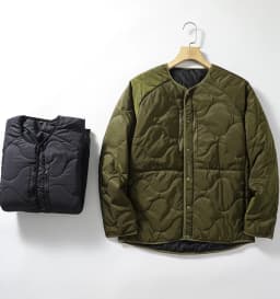 Retro Japanese Style! Gourd Shaped Tech Cotton! Lightweight Warmth! Autumn Winter Men's No Collar Single Button Cotton Jacket...