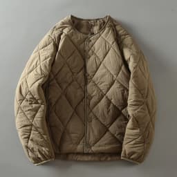 Retro Japanese Style Cotton Jacket Unisex Diamond Stitching Warm Pure Color No Collar Cotton Outerwear for Autumn And Winter