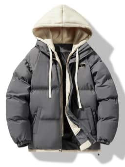 Clothing New Fleece Lined Parka Outdoor Warm Snow Men's Long Coat Parkas Clothes Fashion Men's Winter Hooded Jacket Puffer Parka