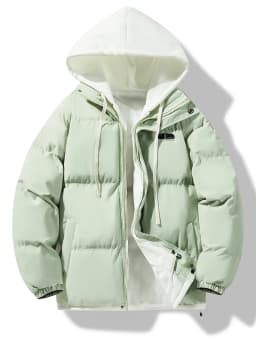 Clothing New Fleece Lined Parka Outdoor Warm Snow Men's Long Coat Parkas Clothes Fashion Men's Winter Hooded Jacket Puffer Parka