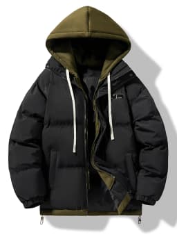 Clothing New Fleece Lined Parka Outdoor Warm Snow Men's Long Coat Parkas Clothes Fashion Men's Winter Hooded Jacket Puffer Parka