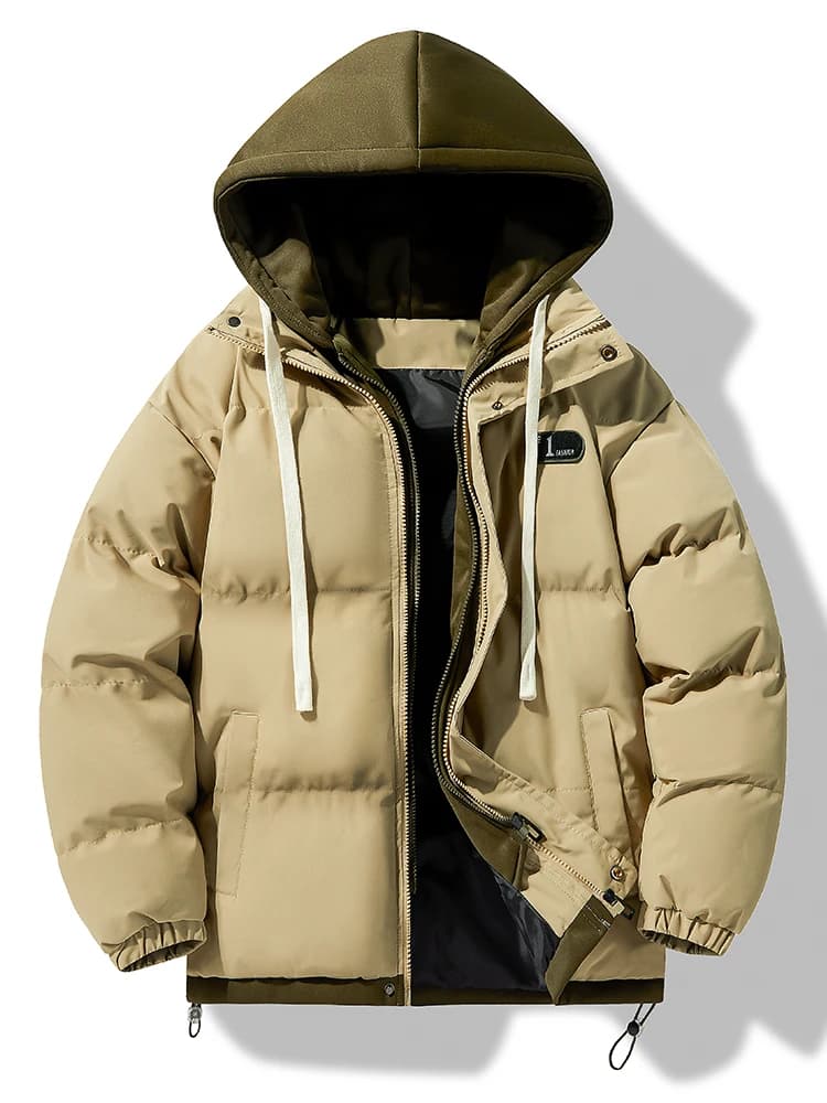 Clothing New Fleece Lined Parka Outdoor Warm Snow Men's Long Coat Parkas Clothes Fashion Men's Winter Hooded Jacket Puffer Parka