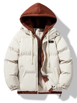 Clothing New Fleece Lined Parka Outdoor Warm Snow Men's Long Coat Parkas Clothes Fashion Men's Winter Hooded Jacket Puffer Parka