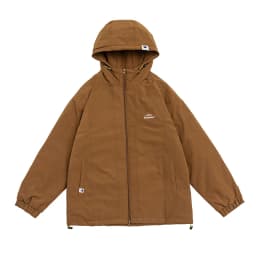 Cityboy Japanese Style Workwear Cotton Jacket Men's Loose Fit Hooded Waterproof Outdoor Fleece Casual Jacket Thickened Youth ...