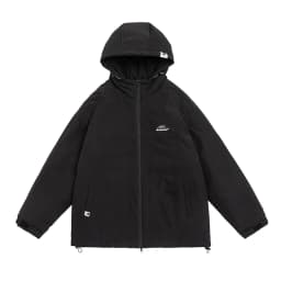 Cityboy Japanese Style Workwear Cotton Jacket Men's Loose Fit Hooded Waterproof Outdoor Fleece Casual Jacket Thickened Youth ...