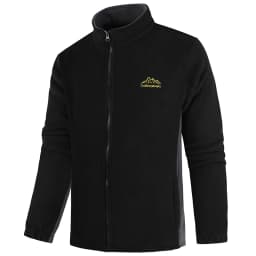 Male 3 In 1 Windproof Two Piece Outdoor Jacket Fleece Lined Thick Winter Coat Suitable For Mountaineering Cycling Hiking Travel