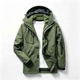 Male 3 In 1 Windproof Two Piece Outdoor Jacket Fleece Lined Thick Winter Coat Suitable For Mountaineering Cycling Hiking Travel
