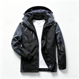 Male 3 In 1 Windproof Two Piece Outdoor Jacket Fleece Lined Thick Winter Coat Suitable For Mountaineering Cycling Hiking Travel