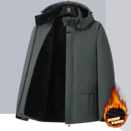 Loose Fit Plus Size Mens New Winter Cotton Coat Fashion Thick Warm Padded Jacket Male Outerwear For Outdoor Cold Season Daily