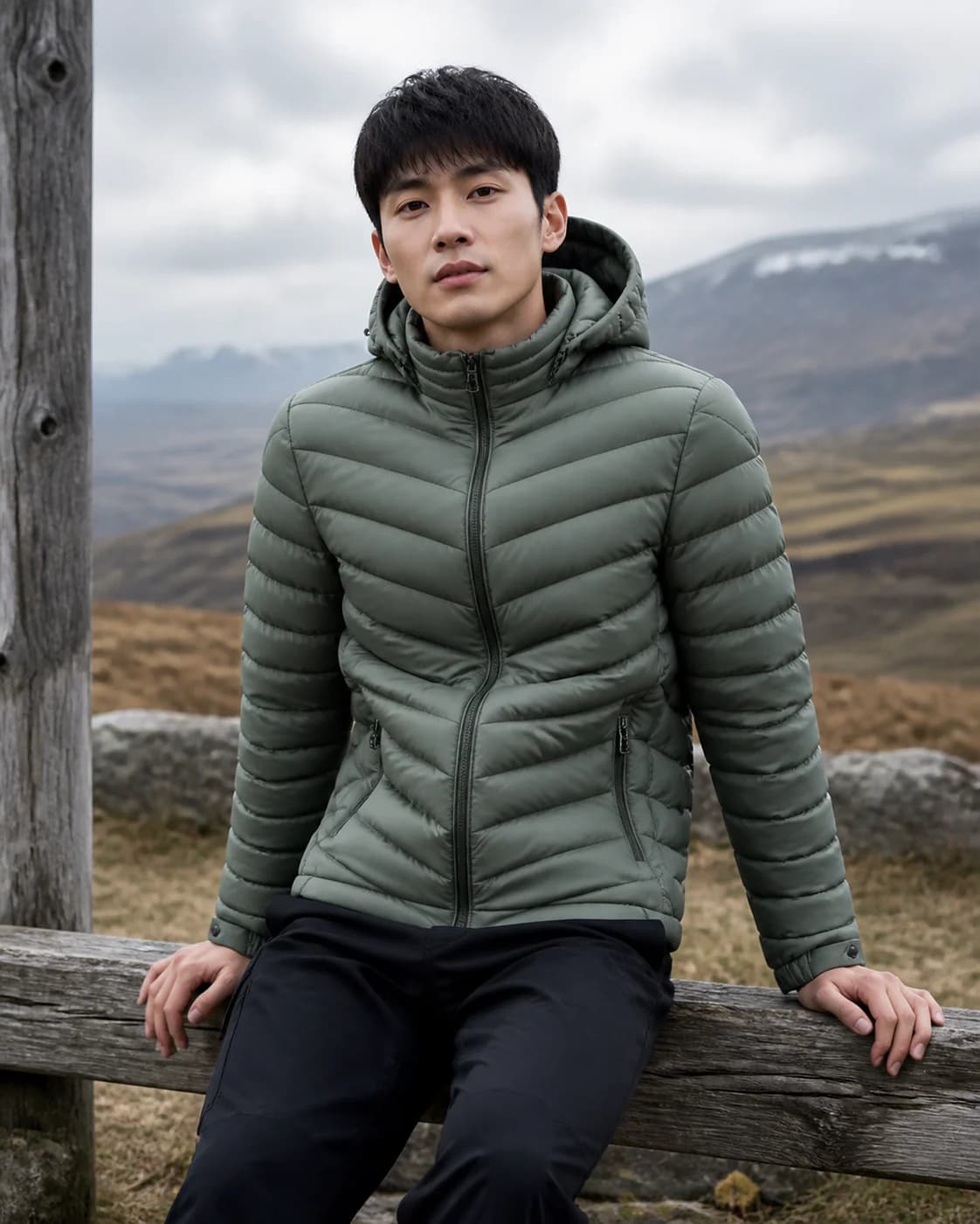 Men M To 6XL Fleece Lined Thick Cotton Coat Slim Fit Style Lightweight Hooded Windbreaker Parkas Daily Outdoor Sports Clothing