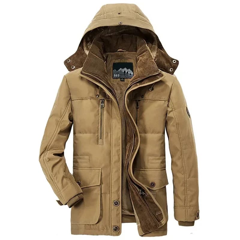 Hooded Casual Tactics Military Parkas Men Fleece Warm Thick Windproof Parkas Jackets Coat Men Autumn Fashion Winter New Coats