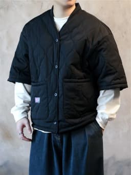 Lightweight Loose Cotton Jacket with Durable Double-Stitching Short-Sleeved Unisex Casual Wear for Teenagers in Winter