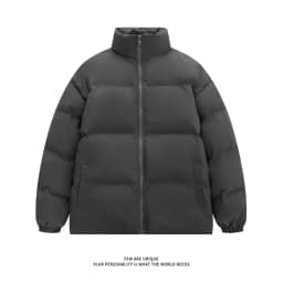 Legible 2026 Winter Jacket Men Casual Loose Thicken Warm Mens Parkas Solid Stand Collar Winter Coat Man
