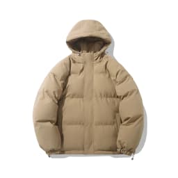 Legible 2026 Winter Jacket Men Casual Loose Thicken Warm Mens Parkas Solid Stand Collar Winter Coat Man