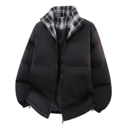 Legible 2026 Winter Jacket Men Casual Loose Thicken Warm Mens Parkas Solid Stand Collar Winter Coat Man