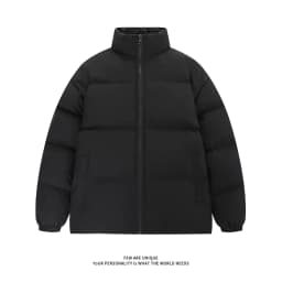 Legible 2026 Winter Jacket Men Casual Loose Thicken Warm Mens Parkas Solid Stand Collar Winter Coat Man