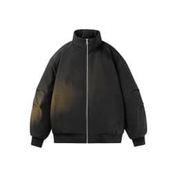 Legible 2026 Winter Jacket Men Casual Loose Thicken Warm Mens Parkas Solid Stand Collar Winter Coat Man