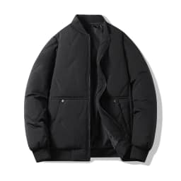 Legible 2026 Winter Jacket Men Casual Loose Thicken Warm Mens Parkas Solid Stand Collar Winter Coat Man