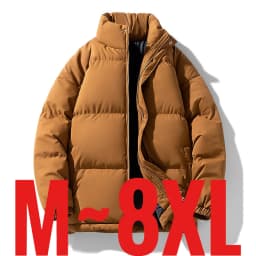 Big Size 8XL Men's Winter Parka Thick Warm Casual Jacket Male Oversize Cotton Padded Windbreaker Large Plus Fat 5XL 6XL 7XL Coat