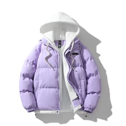 2026 Mens Winter Jacket And Coats Hooded Thicken Windbreaker Coats Fake Two Piece Parkas Outwear