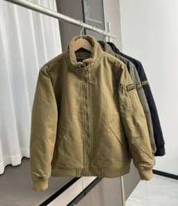 2026 Winter Stand Collar Cashmere Coats Men's Winter Multi-pocket Tooling Jackets Male Solid Color Cotton-padded Parkas C956