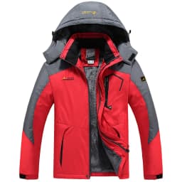 Couple Style Casual Parka Men Zipper Pocket Fleece Lined Coat Men Thickened Warm Windproof Parkas Men Loose Zipper Hooded Parkas